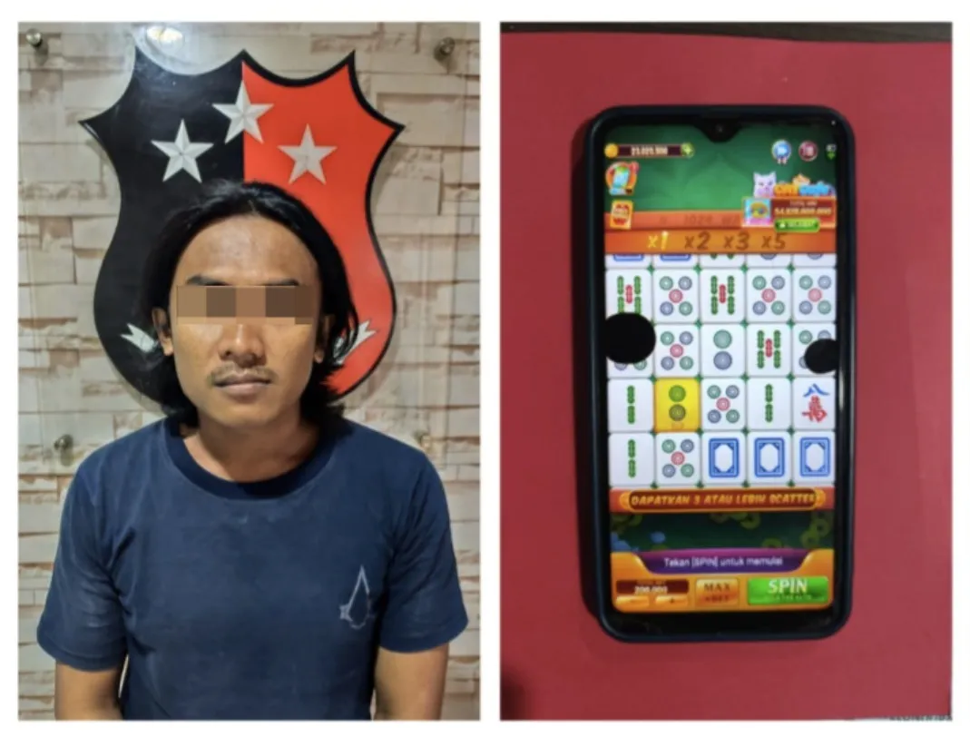 Pelaku Judi Online Ditangkap Polsek Krembangan Saat Main di Warkop
