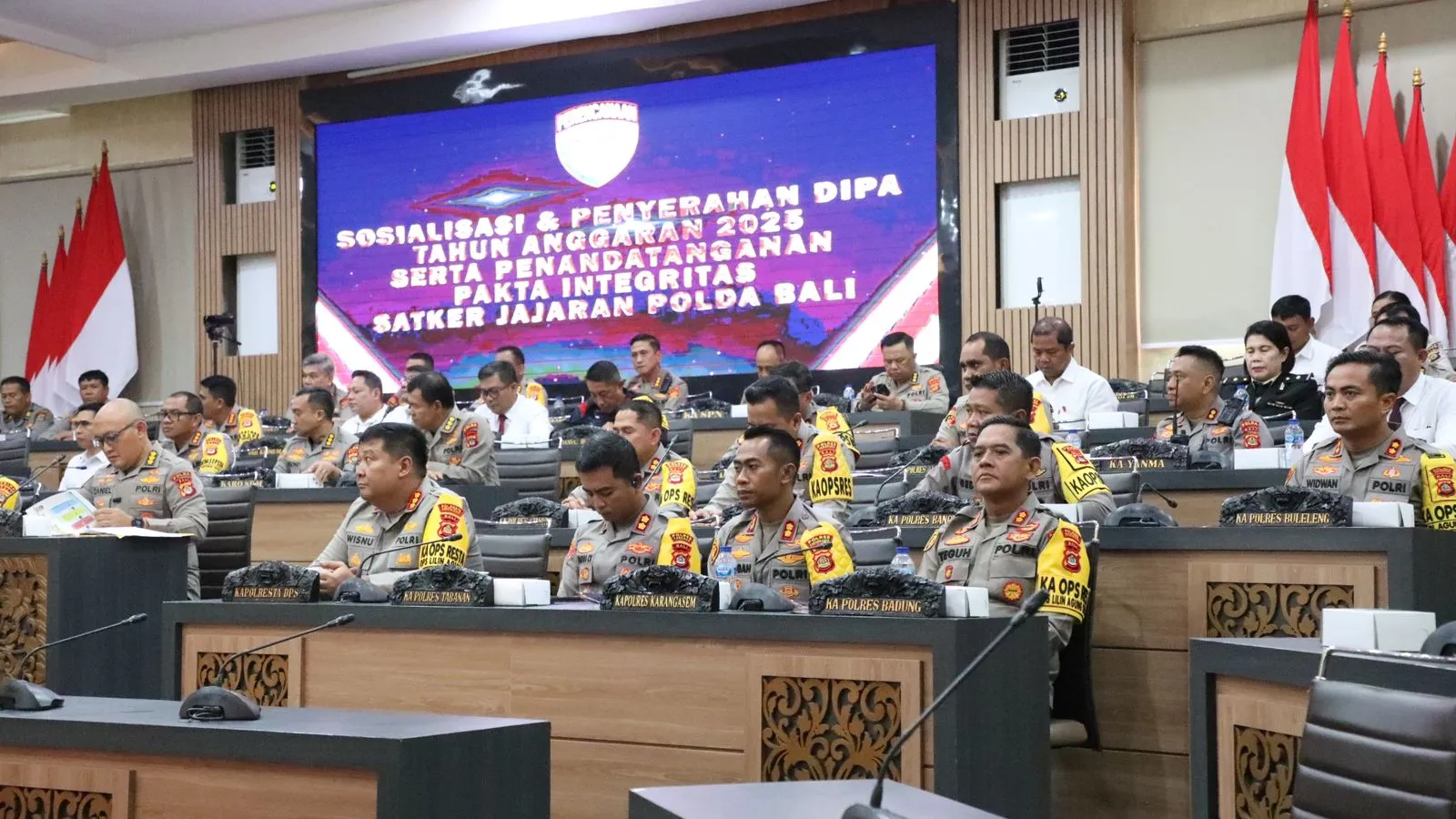 Kapolres Karangasem Hadiri Penyerahan Dipa 2025 di Polda Bali