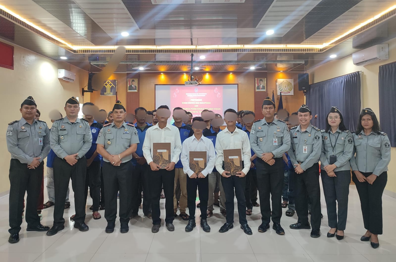 91 Orang WBP Lapas Kelas IIB Tebing Tinggi Kanwil Kemenkumham Sumut Terima Remisi Khusus Natal, 3 Orang Bebas