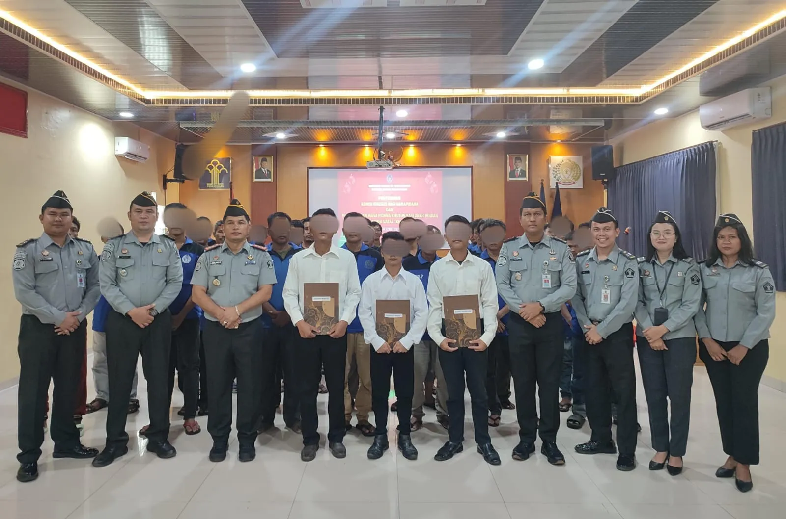 91 Orang WBP Lapas Kelas IIB Tebing Tinggi Kanwil Kemenkumham Sumut Terima Remisi Khusus Natal, 3 Orang Bebas