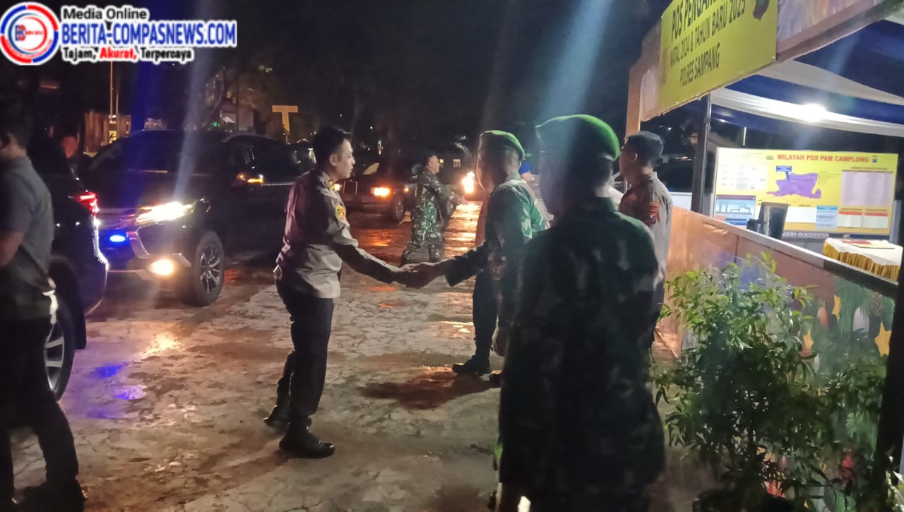 Operasi Lilin Semeru, Polres Sampang Bersama TNI Laksanakan Patroli Skala Besar di Malam Perayaan Natal 2024