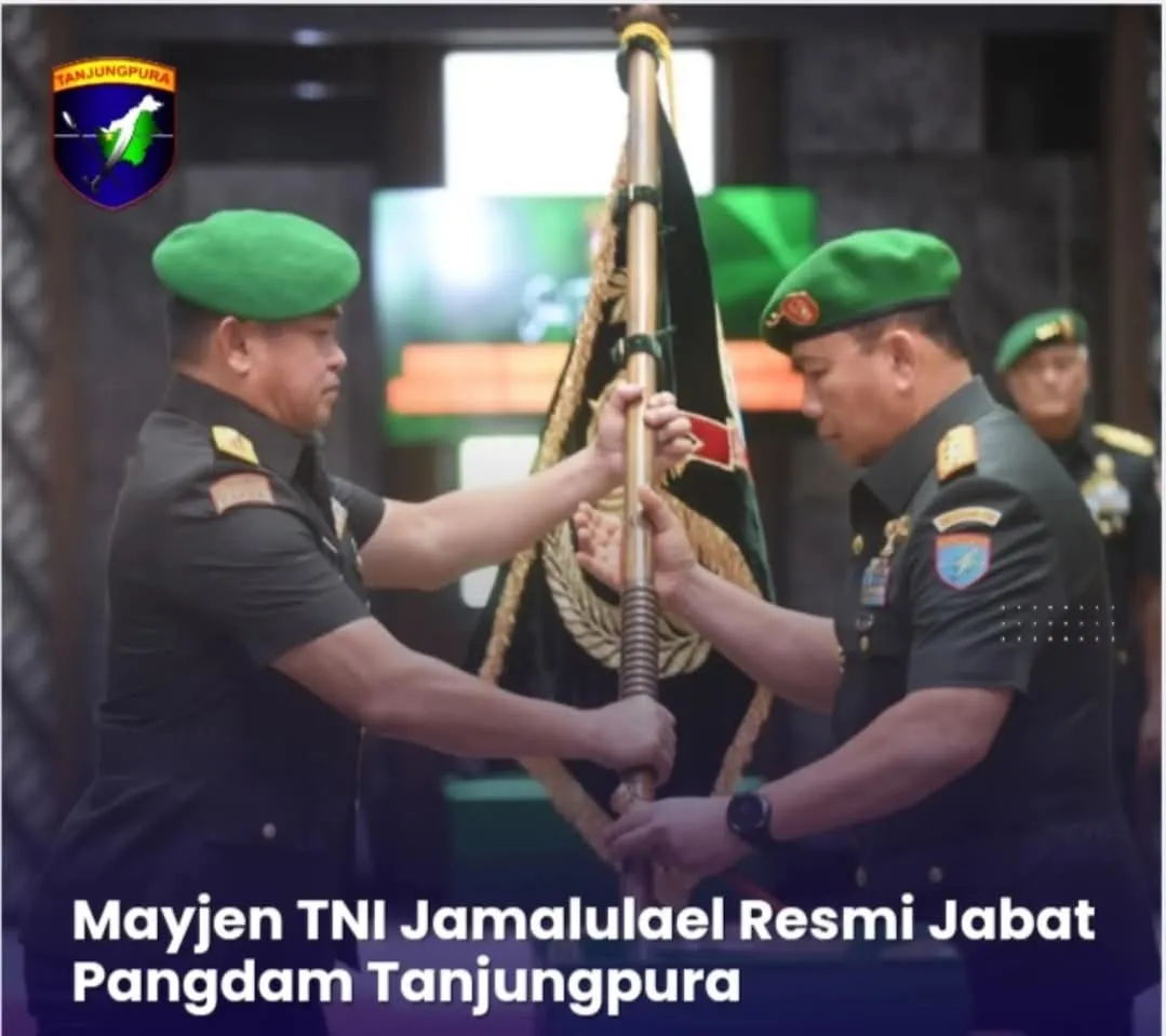 Mayjen TNI Jamalulael : Resmi Jabat Pangdam Tanjungpura