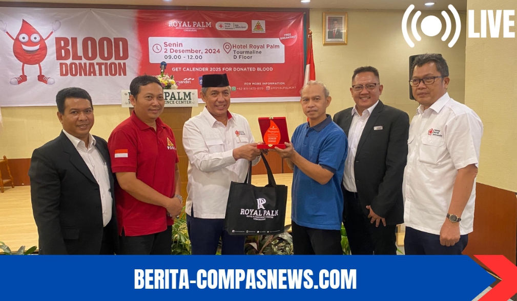 Blood Donation ,Hotel Royal Palm Mengadakan Donor Darah 3 bulan sekali