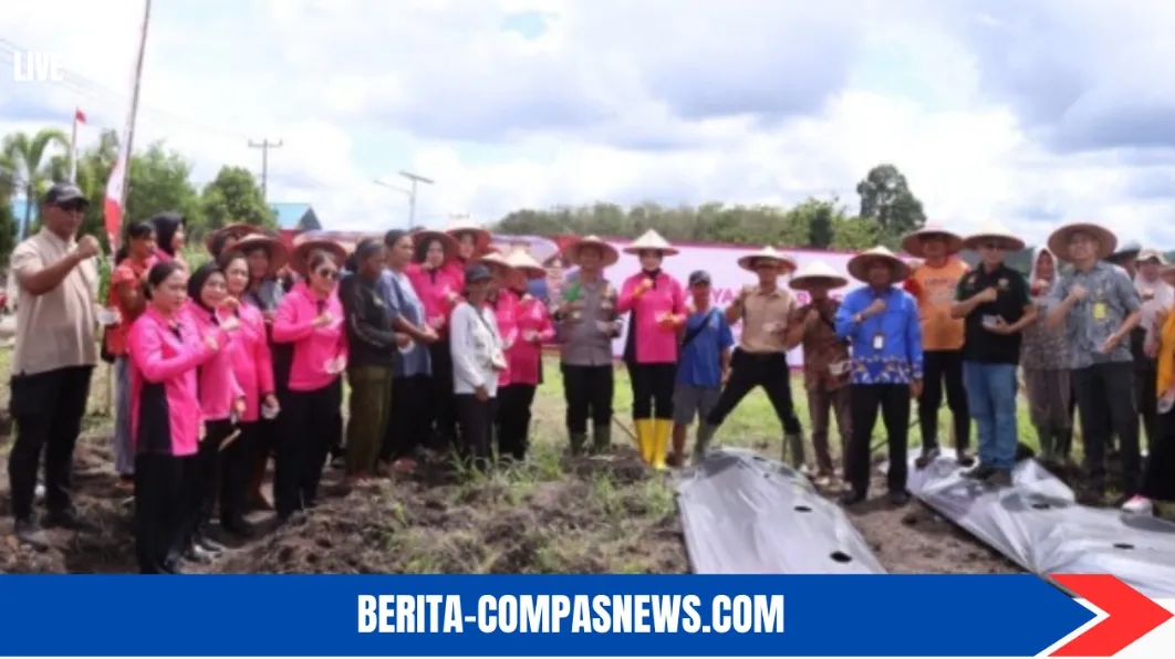 Ketahanan Pangan Nasional : Dukung Asta Cita Polres Bengkayang Gelar Pekarangan Bergizi