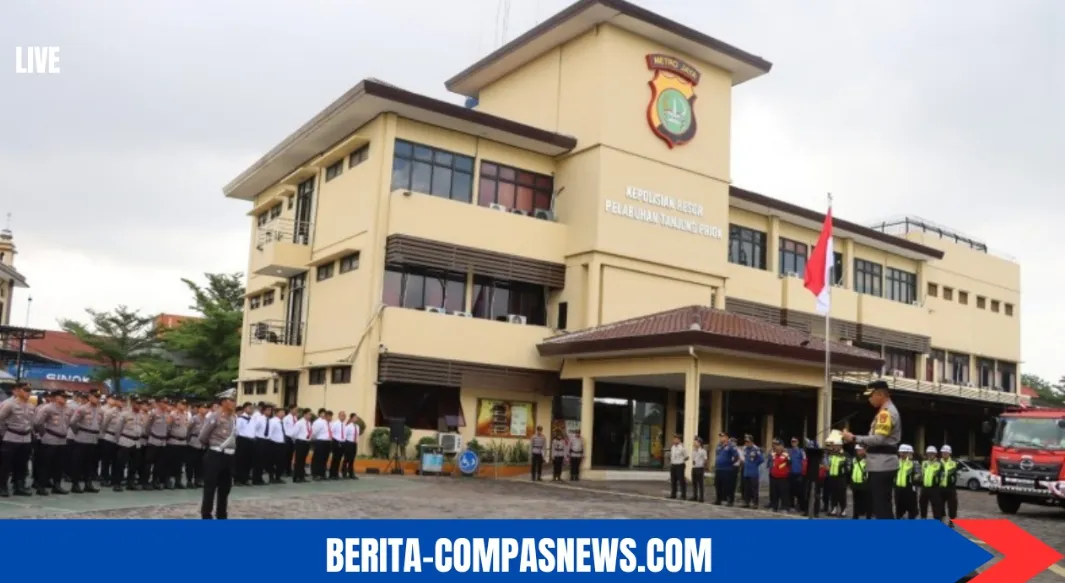 Polres Pelabuhan Tanjung Priok,Apel Gelar Pasukan Operasi Lilin Jaya 2024 dan Tahun Baru 2025