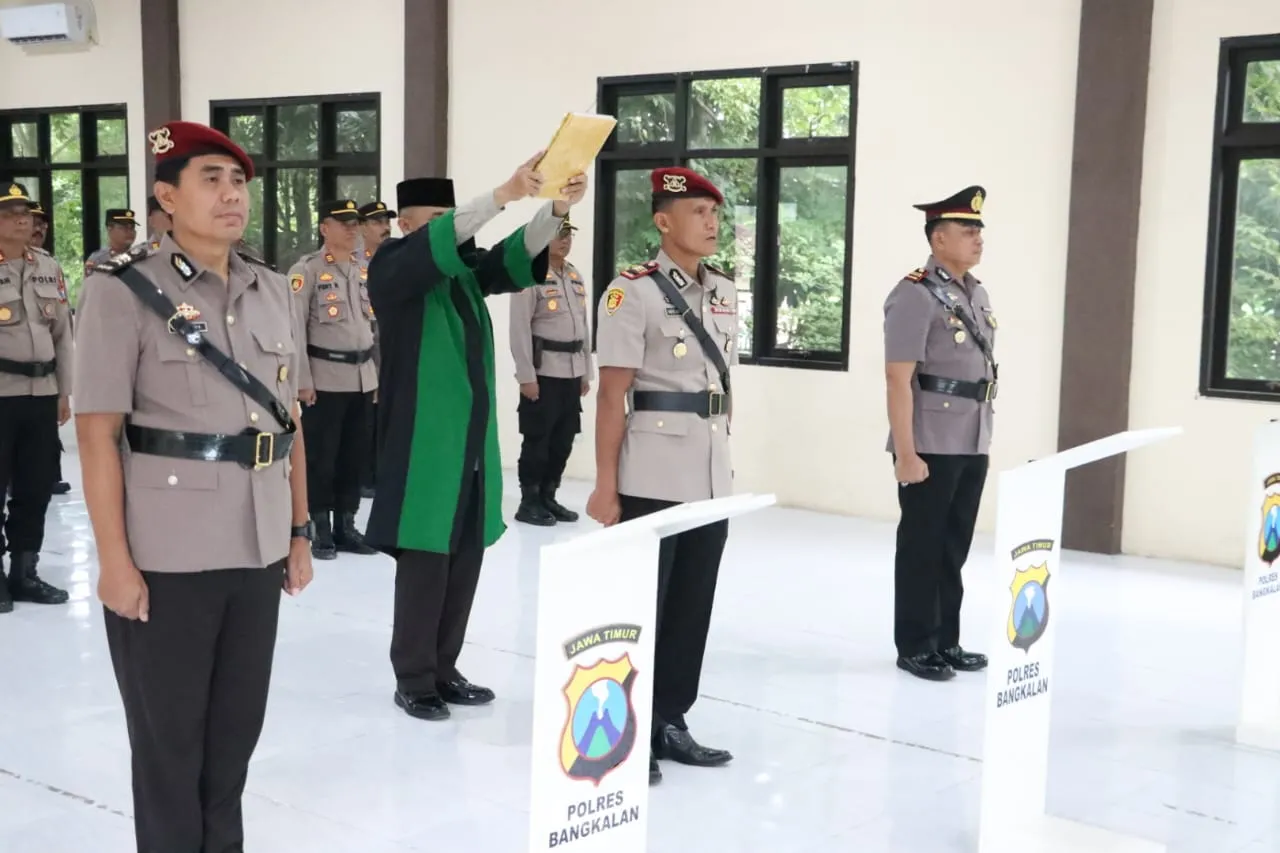 Sertijab Kasatreskrim Polres Bangkalan, AKBP Febri: Setiap Orang Ada Masanya, Setiap Masa Ada Orangnya