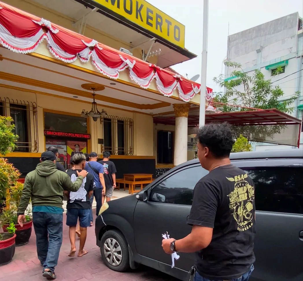 Komplotan Curanmor dan Pemain Judol Ditangkap Polsek Simokerto