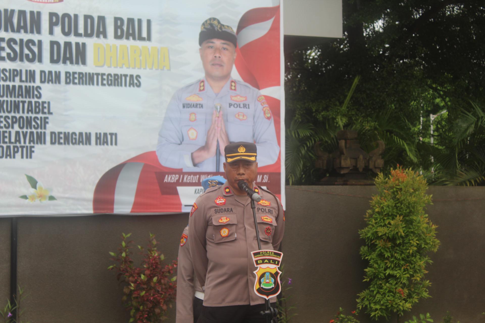 Wakapolres Bandara Sampaikan Beberapa Arahan Saat Apel Jam Pimpinan