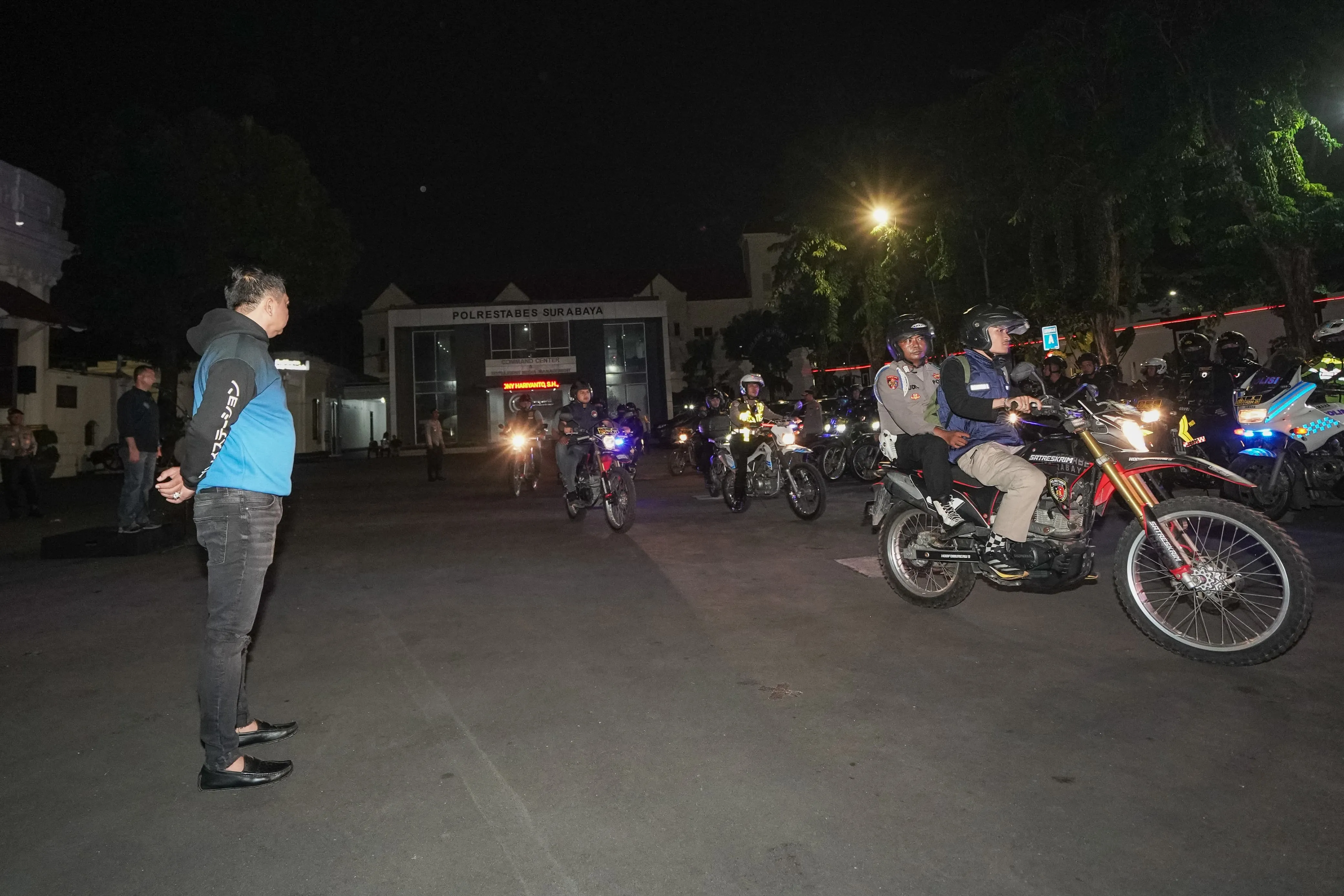 Patroli 97 Jogoboyo Terobosan Terbaru Kapolrestabes Surabaya Untuk Mempersempit Ruang Kejahatan Malam Hari