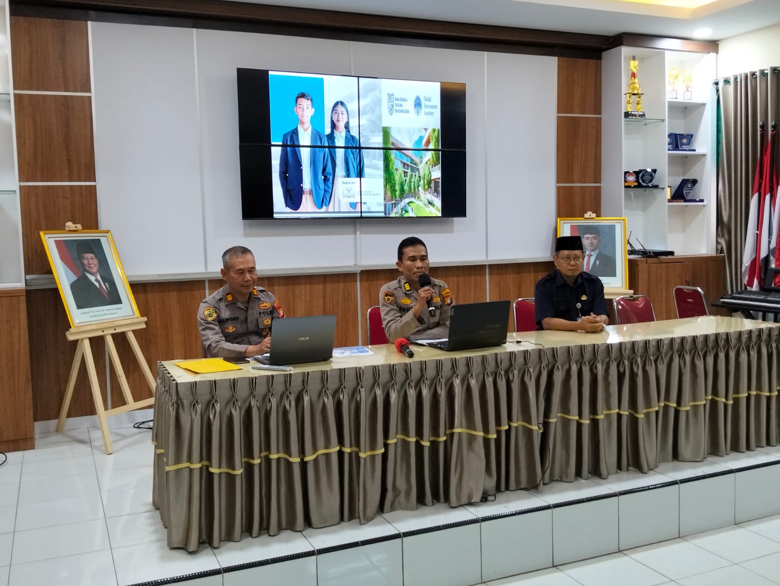 Polres Pelabuhan Tanjung Priok, Gelar Sosialisasi PPDB di SMA Kemala Taruna Bhayangkara