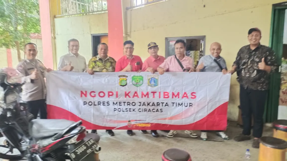 Ngopi Kamtibmas, Bersama Warga Kelurahan Kelapa Dua Wetan