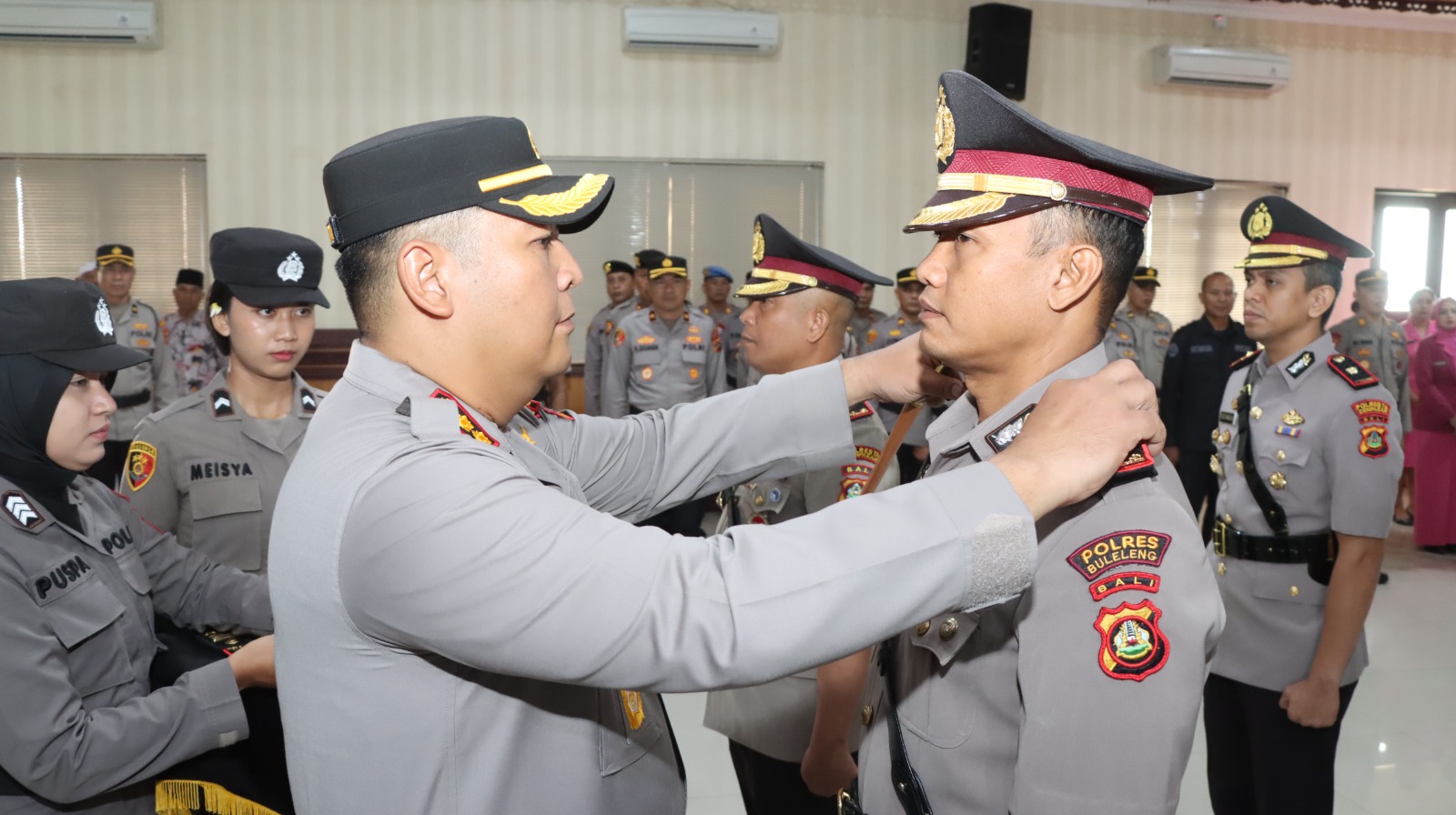 Polresta Denpasar Gelar Upacara Penyerahan Jabatan Wakapolresta dan Sertijab   