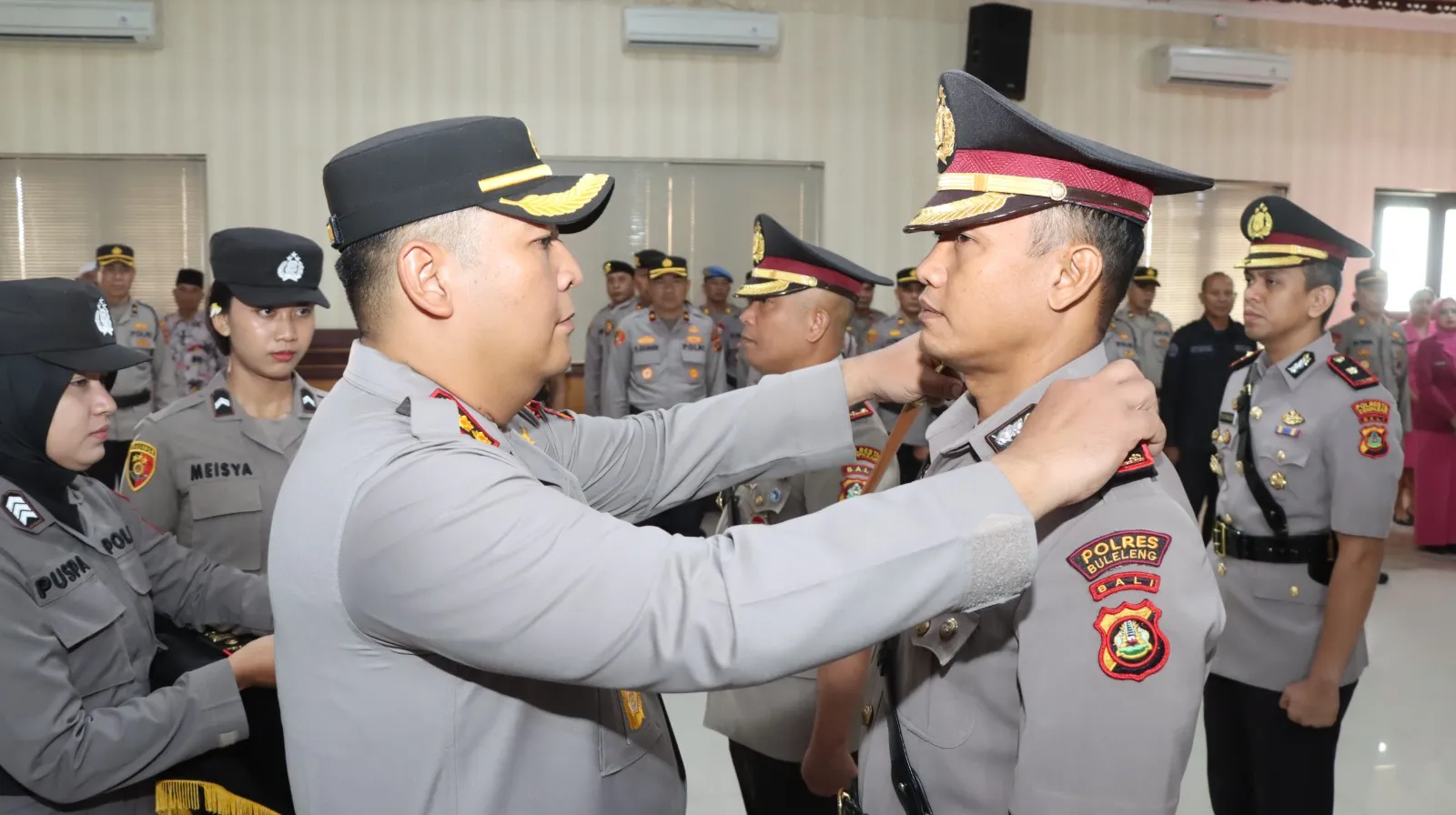 Polresta Denpasar Gelar Upacara Penyerahan Jabatan Wakapolresta dan Sertijab   