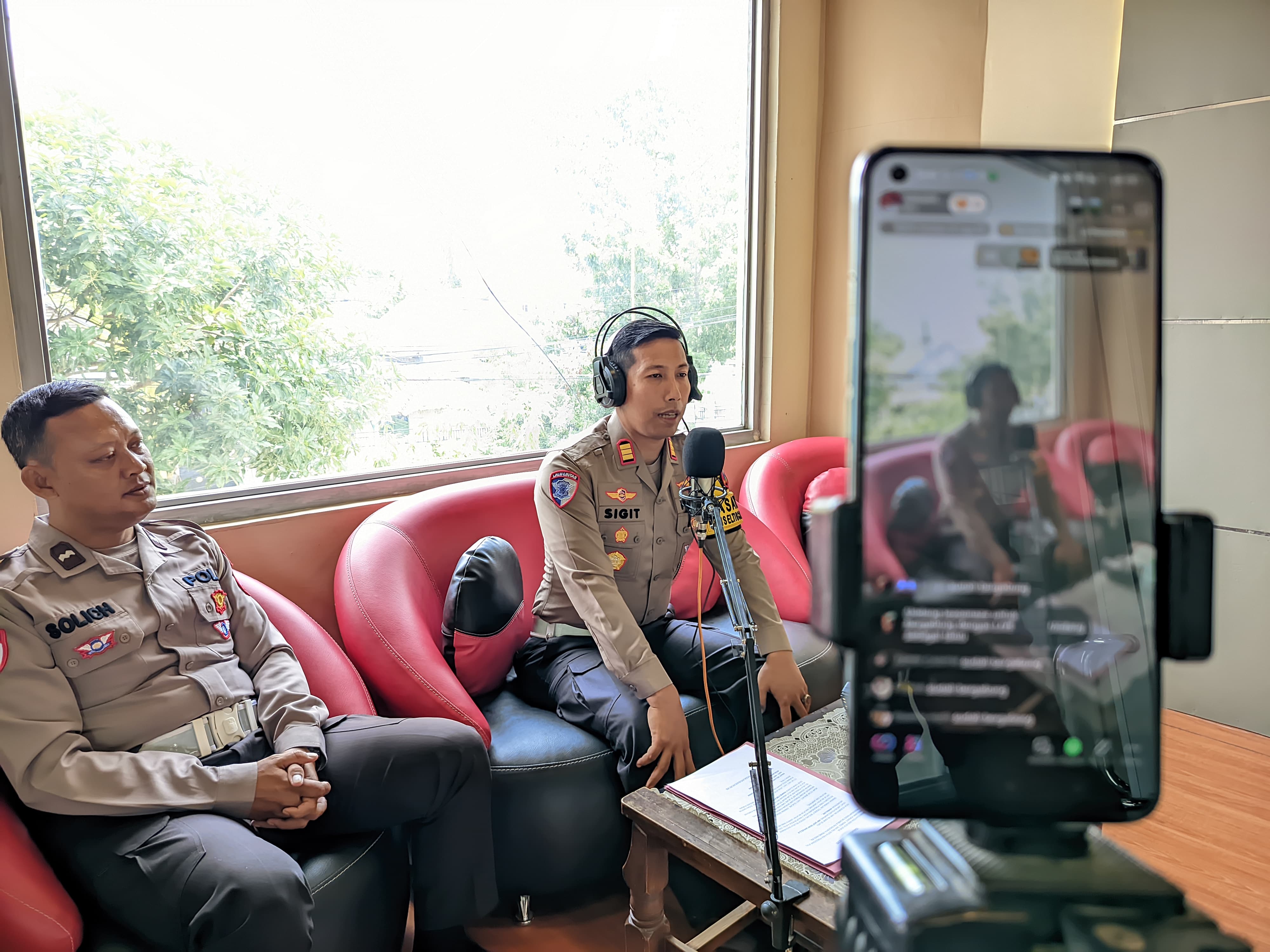 Satlantas Polres Sampang, Gelar Sosialisasi dan Himbauan Terkait Tertib Berlalu Lintas