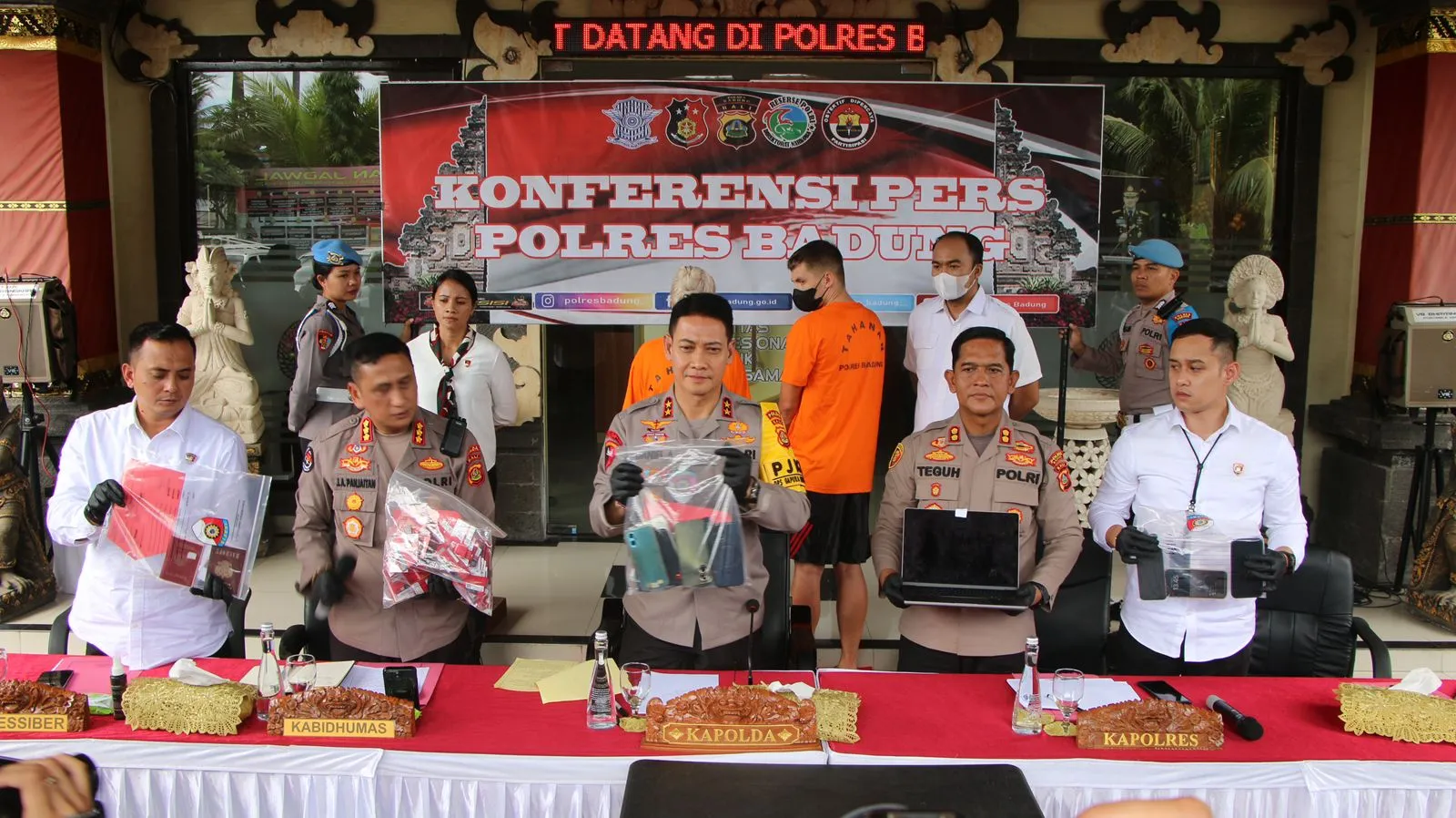 Ungkap TPPO Polres Badung Tetapkan Dua Tersangka WNA Rusia