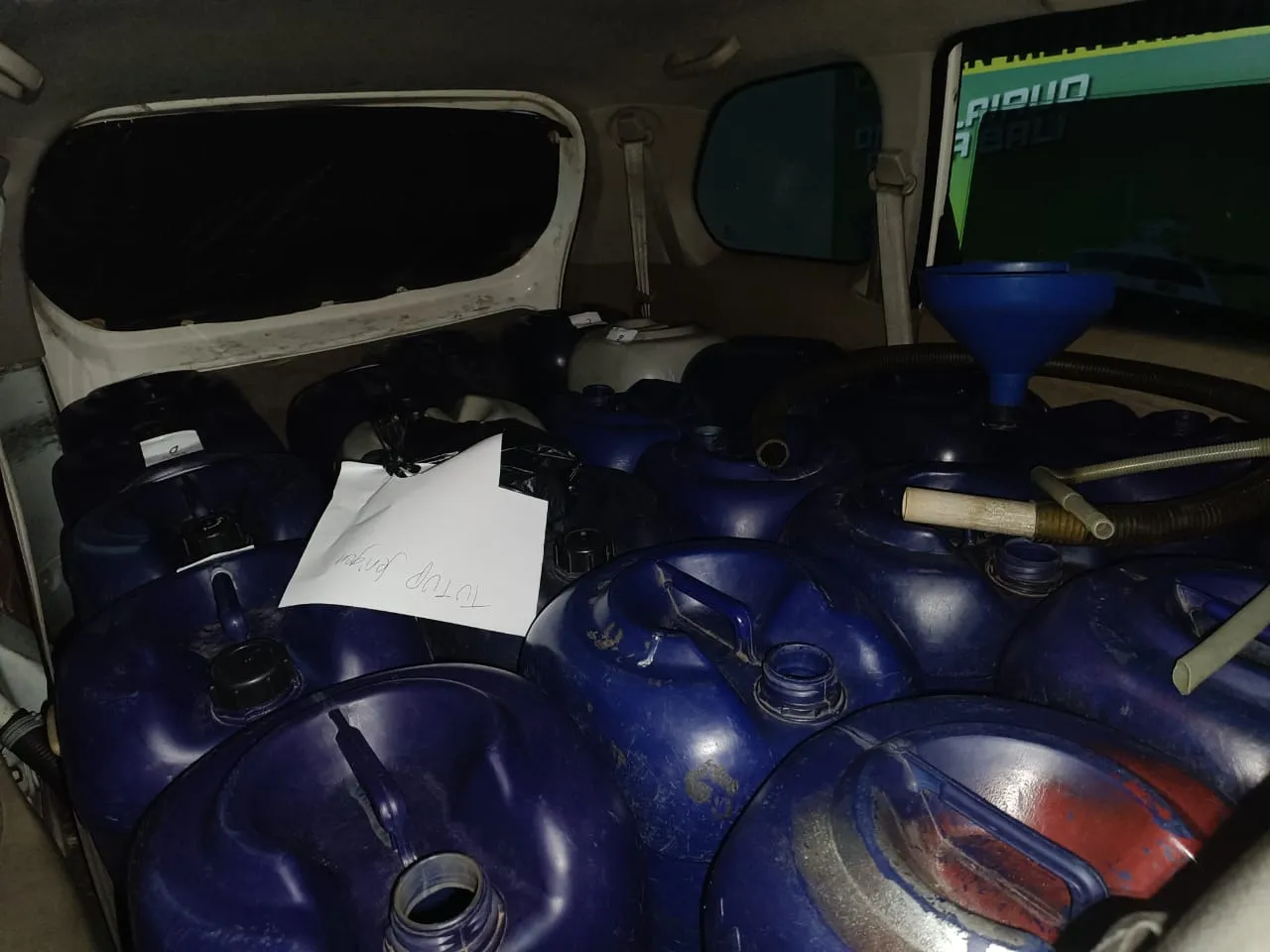 Polairud Polda Bali, OTT Penimbun BBM Pertalite di Denpasar 