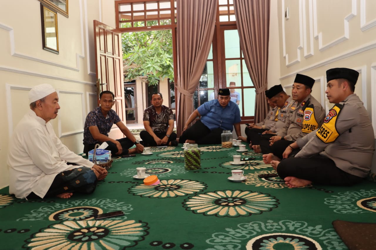 Ajak Berkolaborasi Dalam Jaga Bangkalan, Kapolres Bangkalan Sambang Para Tokoh Agama