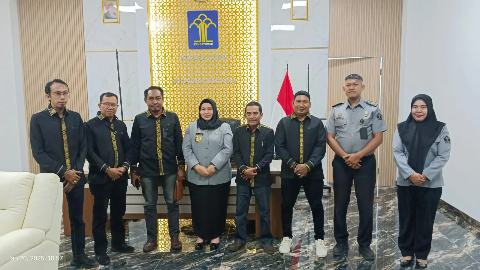 OBH NVNJ Kabupaten Gowa Datangi Kanwil Kemenkum Sulsel, Ada Apa?