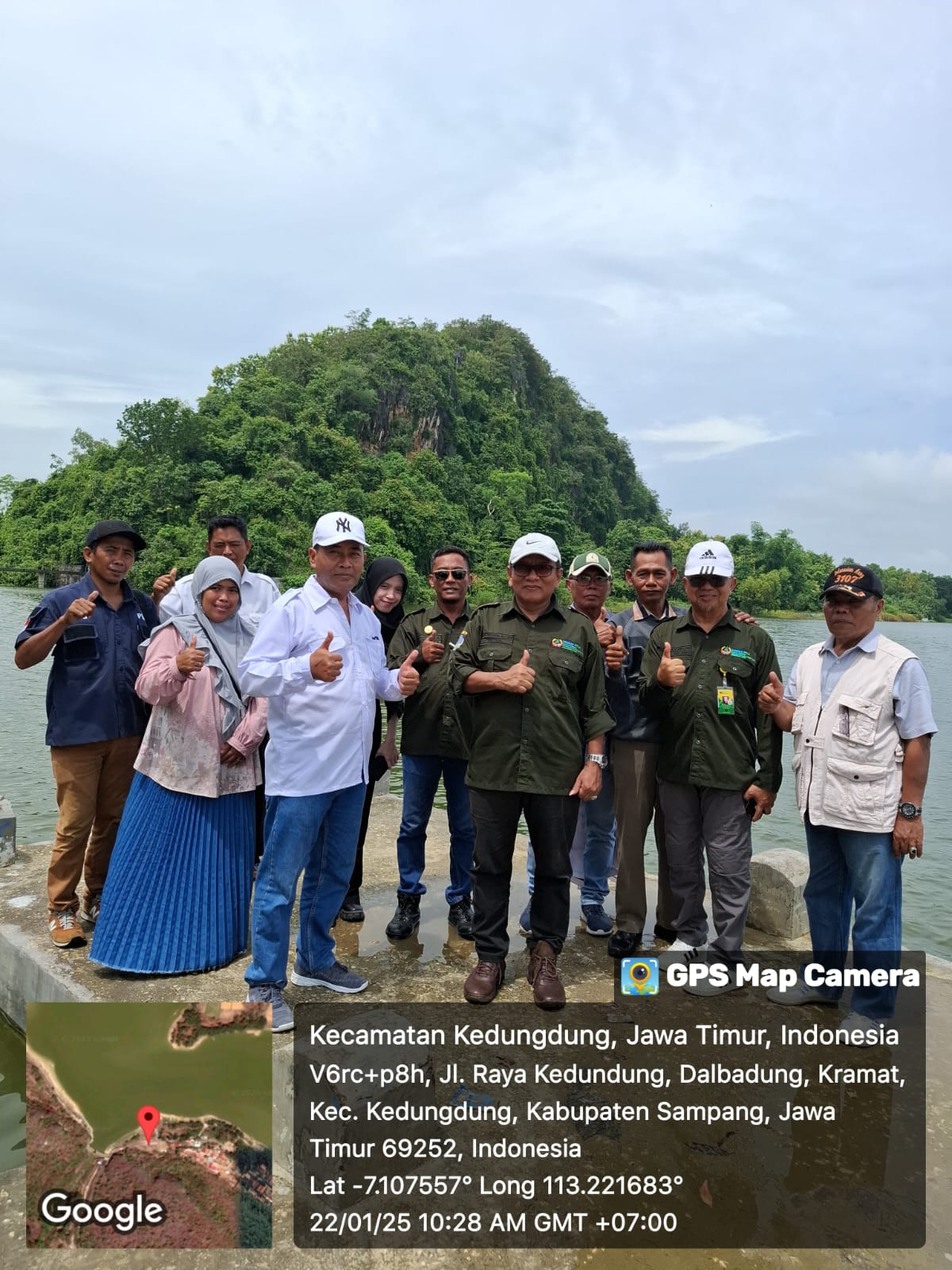 Datangi Waduk Klampes, Komnas PPLH Provinsi Jatim dan Satgas Komnas PPLH kabupaten Sampang Serap Informasi dan Investigasi