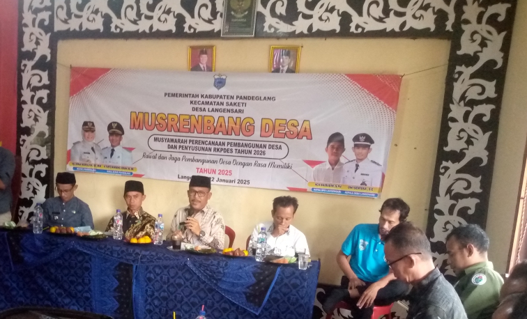 Musrembang Desa Langansari Sekmat Berikan Saran Usulan Prioritas Sesuaikan Dengan Anggaran Yang Ada