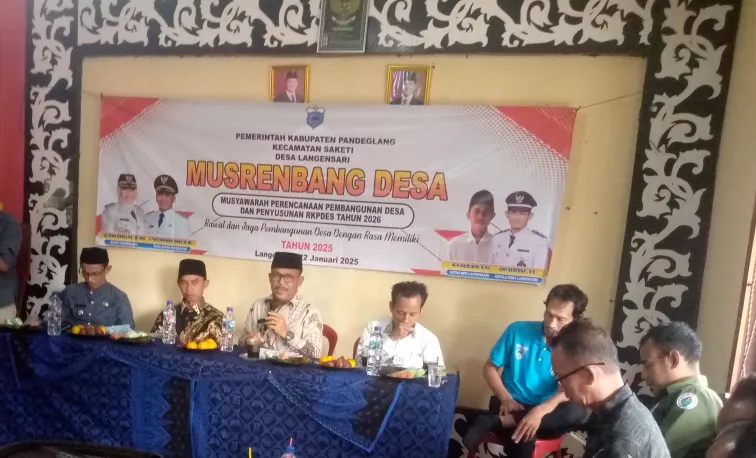 Musrembang Desa Langansari Sekmat Berikan Saran Usulan Prioritas Sesuaikan Dengan Anggaran Yang Ada