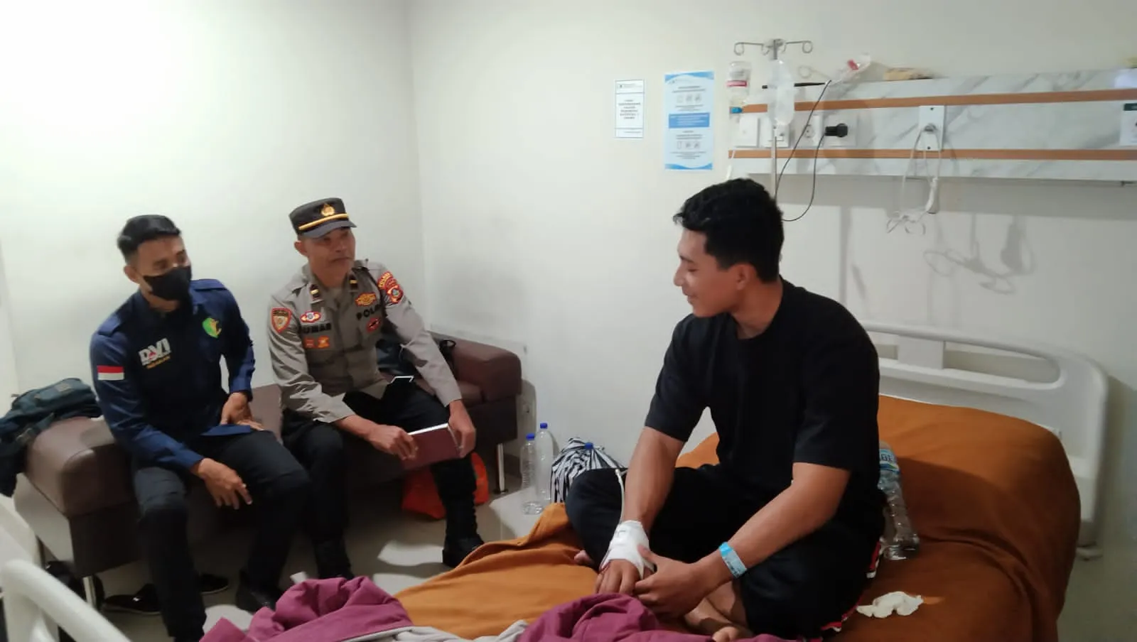 Polres Bandara Ngurah Rai Hospital Visit ke Personil Yang Sakit