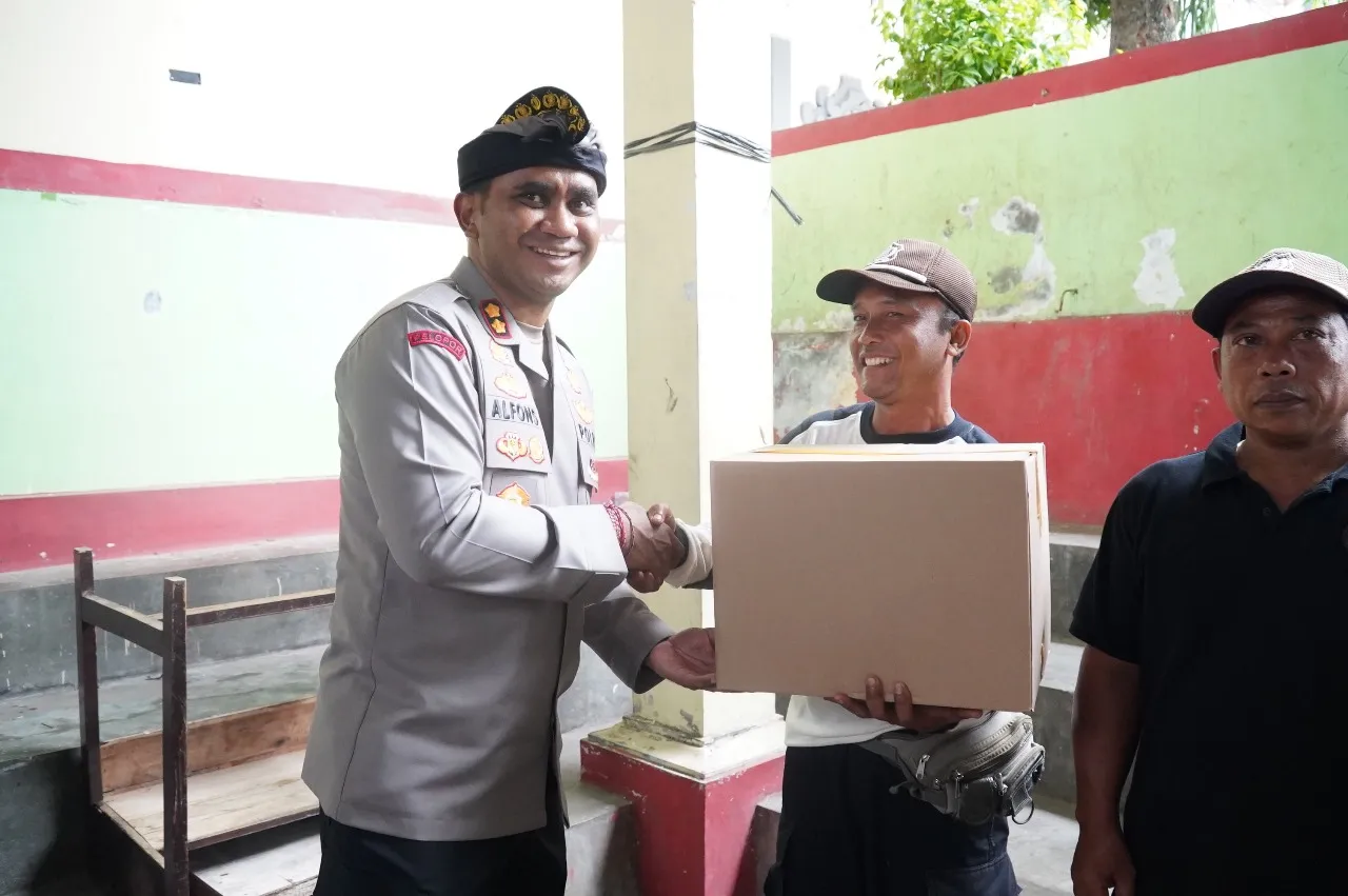 Minggu Kasih, Kapolres Klungkung Ajak Masyarakat Ciptakan Kamtibmas Yang Kondusif