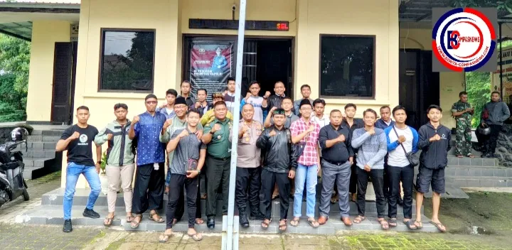 Bersama Kapolsek, Danramil 01 Bondowoso Mediasi Konflik Antar Perguruan Silat PSHT Vs Pagar Nusa