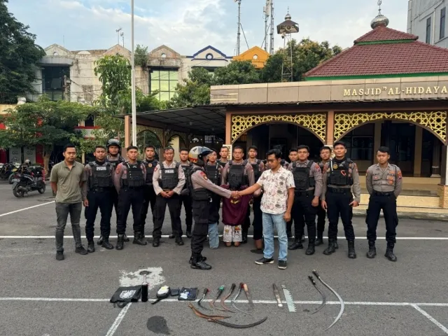 Tiga Anggota Gangster Allstar Diamankan Patroli Perintis Presisi Polres Pelabuhan Tanjung Perak