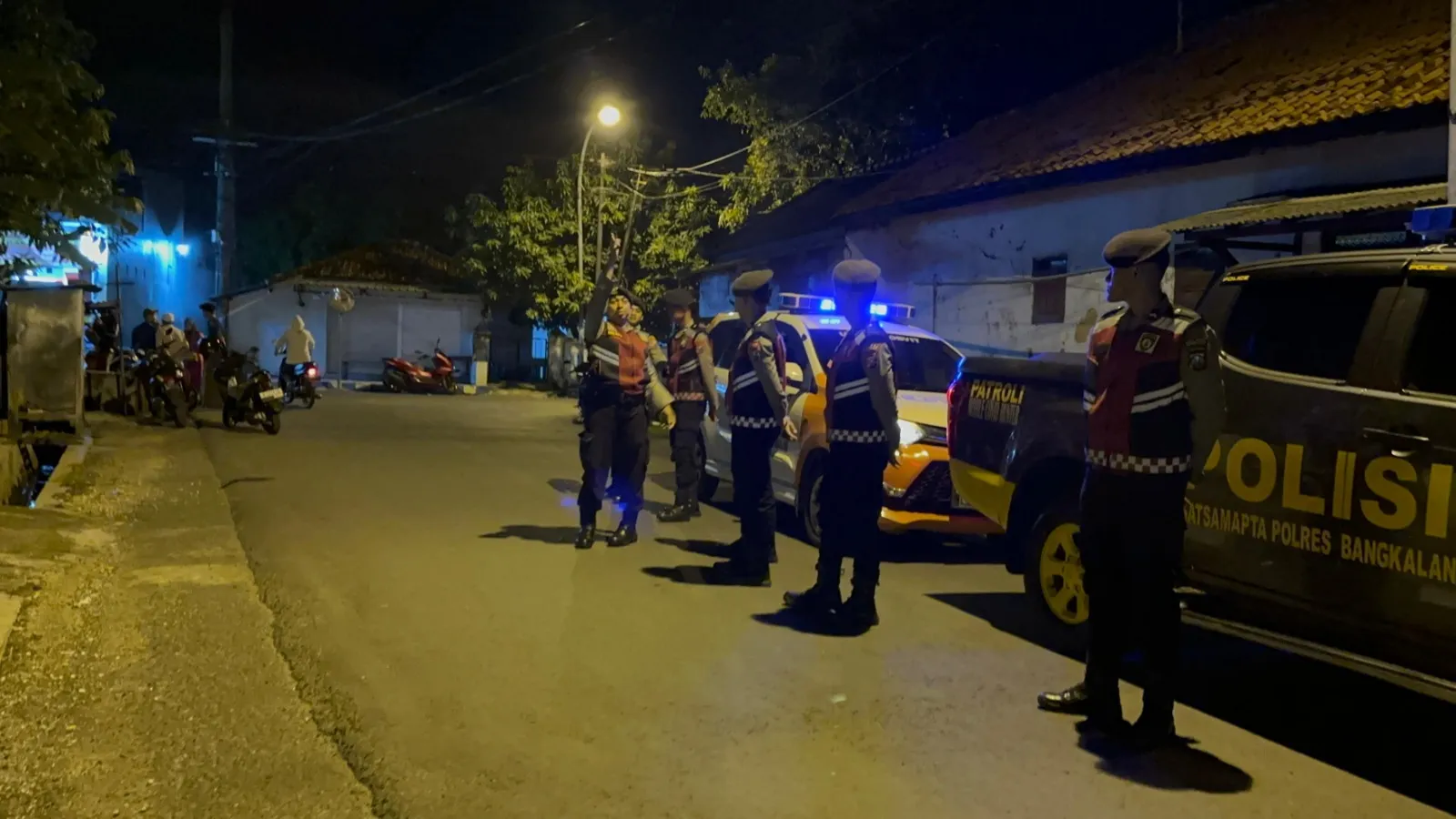 Terima Laporan Warga Terkait Balap Sepeda Malam Hari, Polres Bangkalan Lakukan Patroli Antisipasi