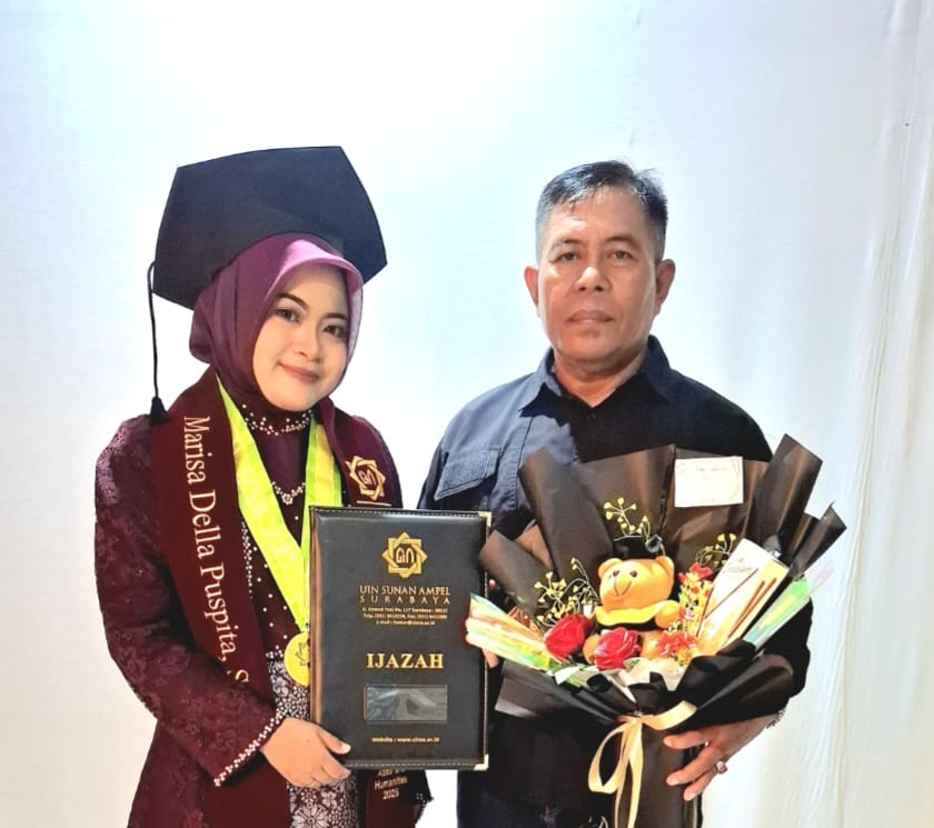 Marissa Della Puspita, S. Hum., Resmi Menyandang Gelar Sarjana, Lulusan Terbaik Dari Universitas Sunan Ampel Surabaya