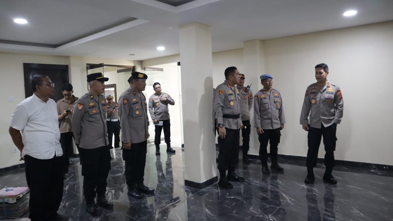 Kapolda Bali Tinjau Pembangunan Gedung Utama dan Rutan Polresta Denpasar