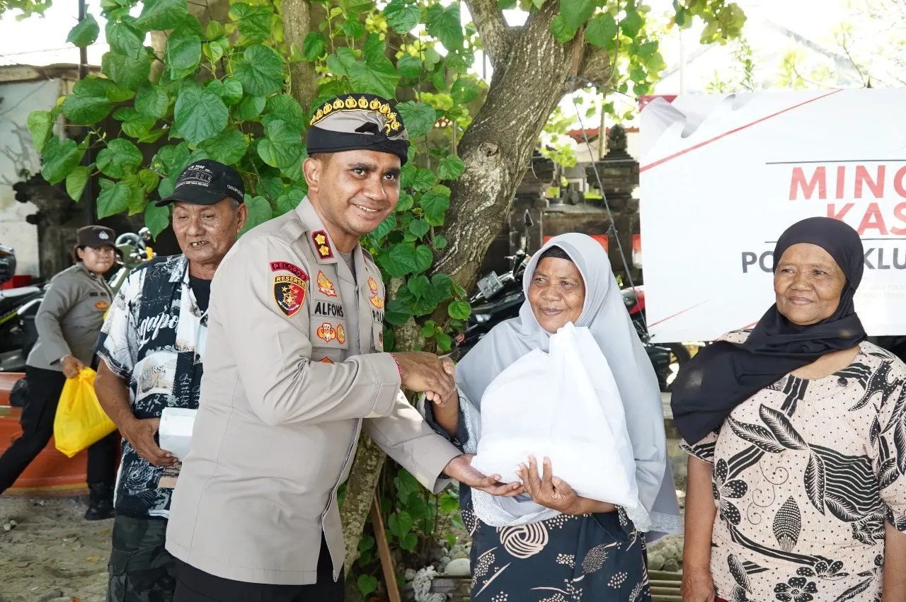 Polres Klungkung Gelar Minggu Kasih di Toyapakeh