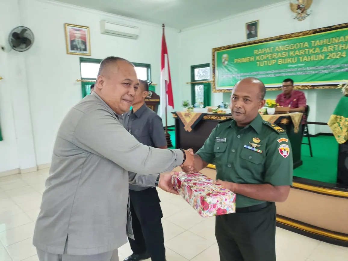 Tutup Buku Usaha Koperasi Tahun 2024, Kodim 1616/Gianyar Gelar Rapat Anggota Tahunan