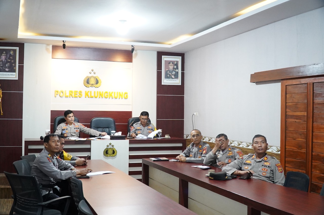 Polres Klungkung Ikuti Rakor Pengamanan GFNY Bali 2025