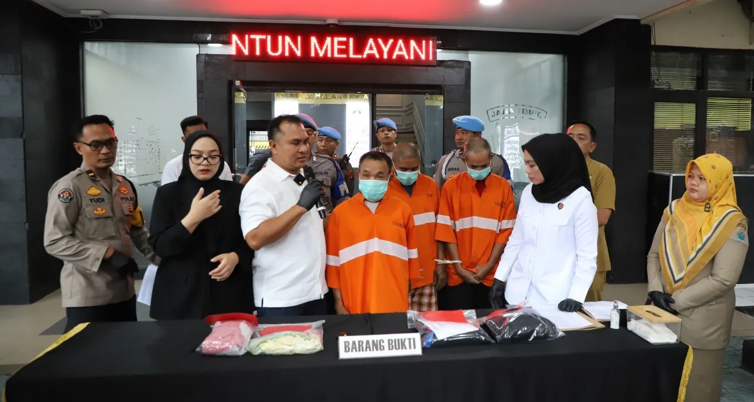 Polresta Malang Kota Berhasil Ungkap Tiga Kasus Pencabulan Dua Diantaranya Libatkan Ayah Kandung