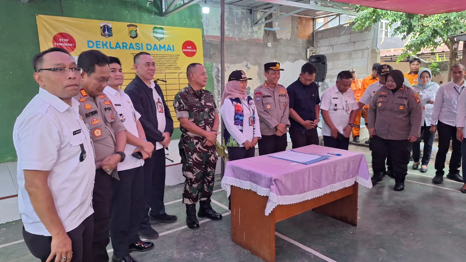 Deklarasi Damai Kelurahan Cipinang Muara Dan Kelurahan Klender: Langkah Konkret Menuju Jakarta Timur Yang Aman Dan Damai.