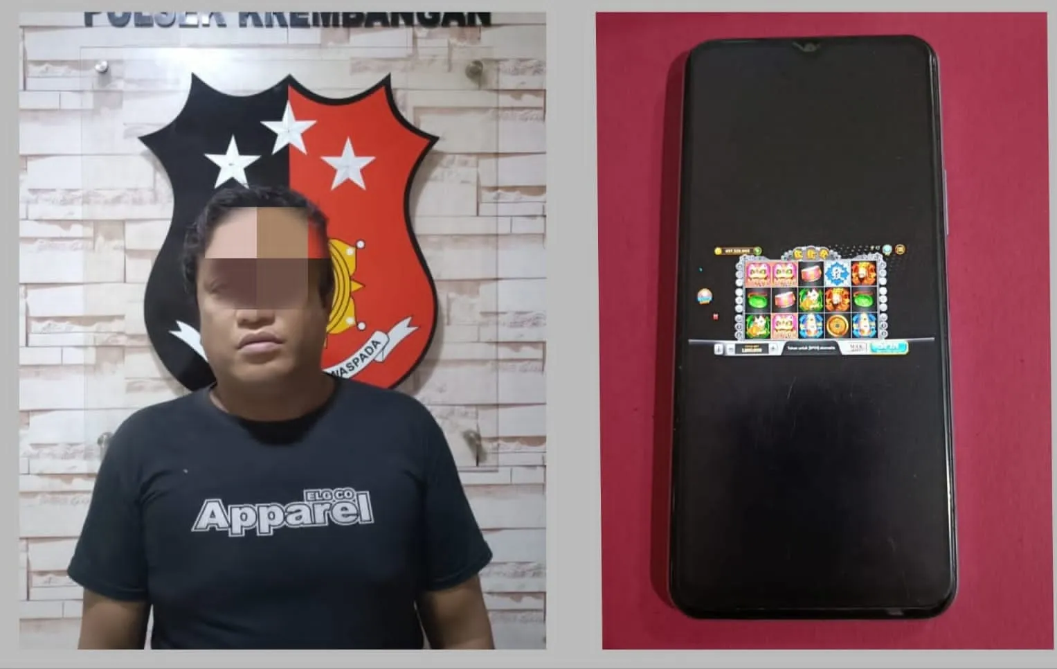 Polsek Krembangan Amankan Pelaku Judi Online di Kedai Kopi de Genk