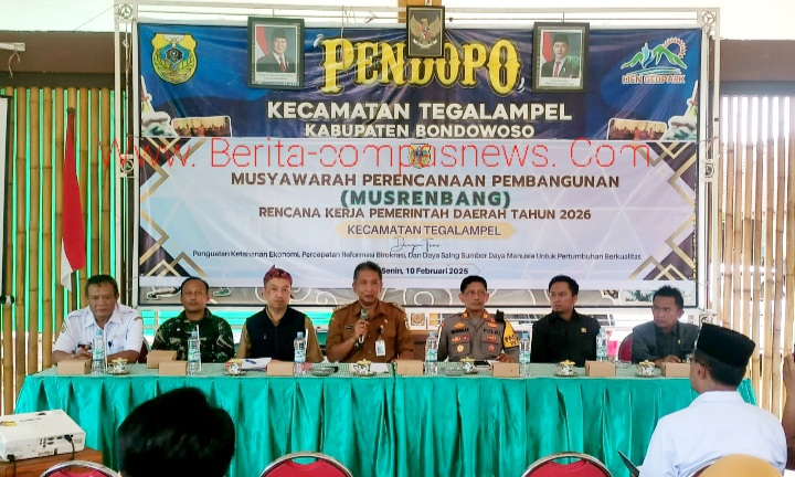Wakil Ketua DPRD Bondowoso Hadiri Musrenbang Kecamatan Tegalampel Tahun 2026
