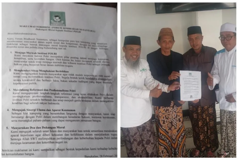Dukung Institusi Polri, Forbhinu Keluarkan Maklumat Berisi 5 Poin Penting