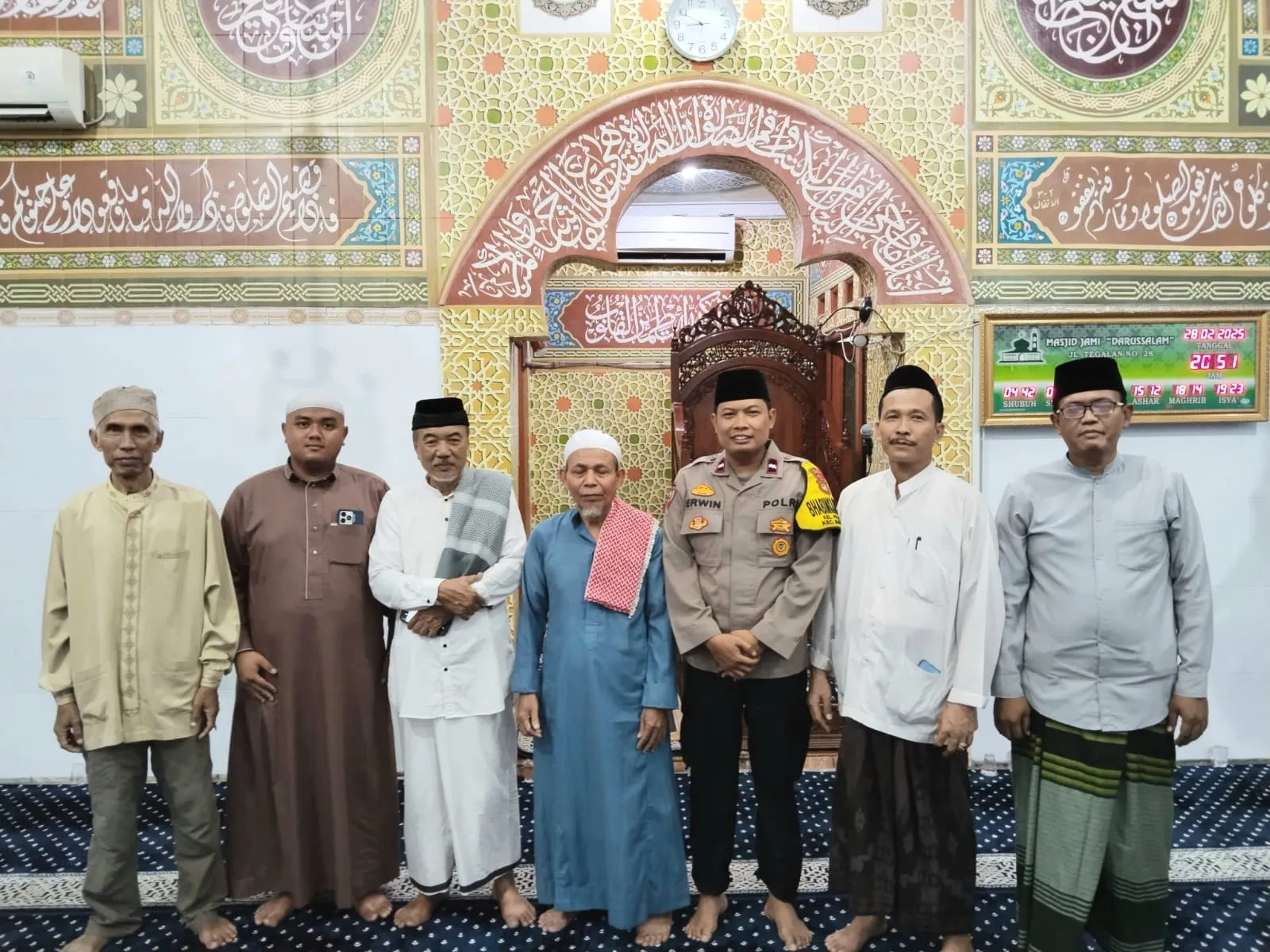 Polsek Matraman Gelar Tarawih Keliling, Tingkatkan Sinergitas Polri Dan Masyarakat Selama Ramadhan.