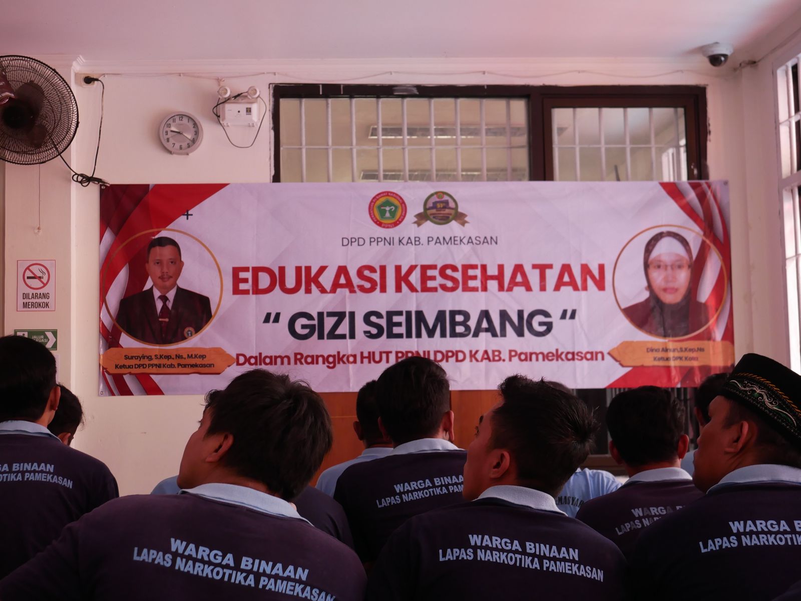 Gizi Seimbang, Hidup Berkualitas! Lapas Narkotika Kelas IIA Pamekasan Gelar Edukasi Kesehatan Untuk Warga Binaan di HUT PPNI ke-51