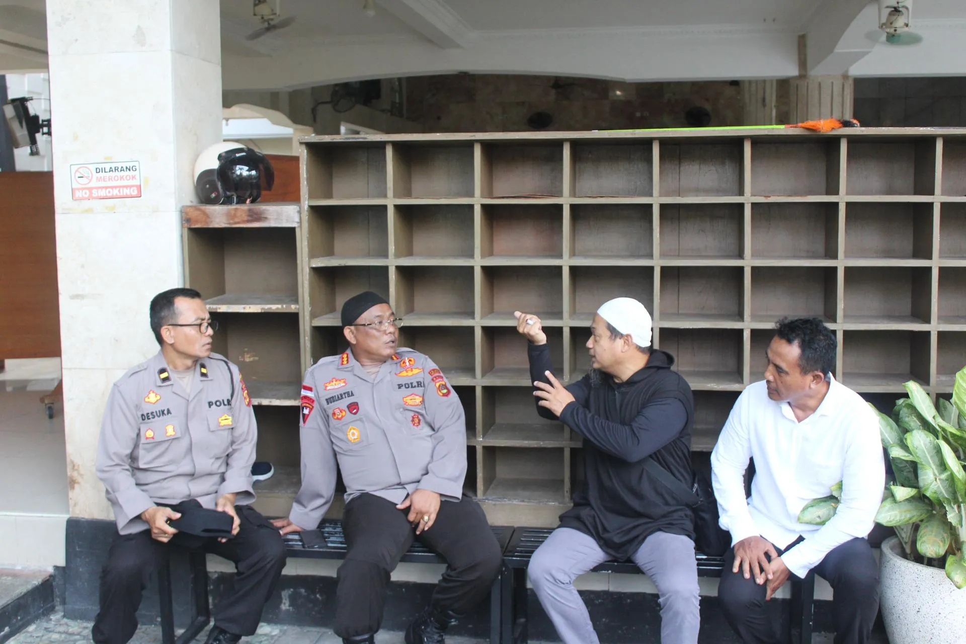 Kapolres Bandara Ngurah Rai Gelar Safari Ramadhan ke Masjid Nurul Huda