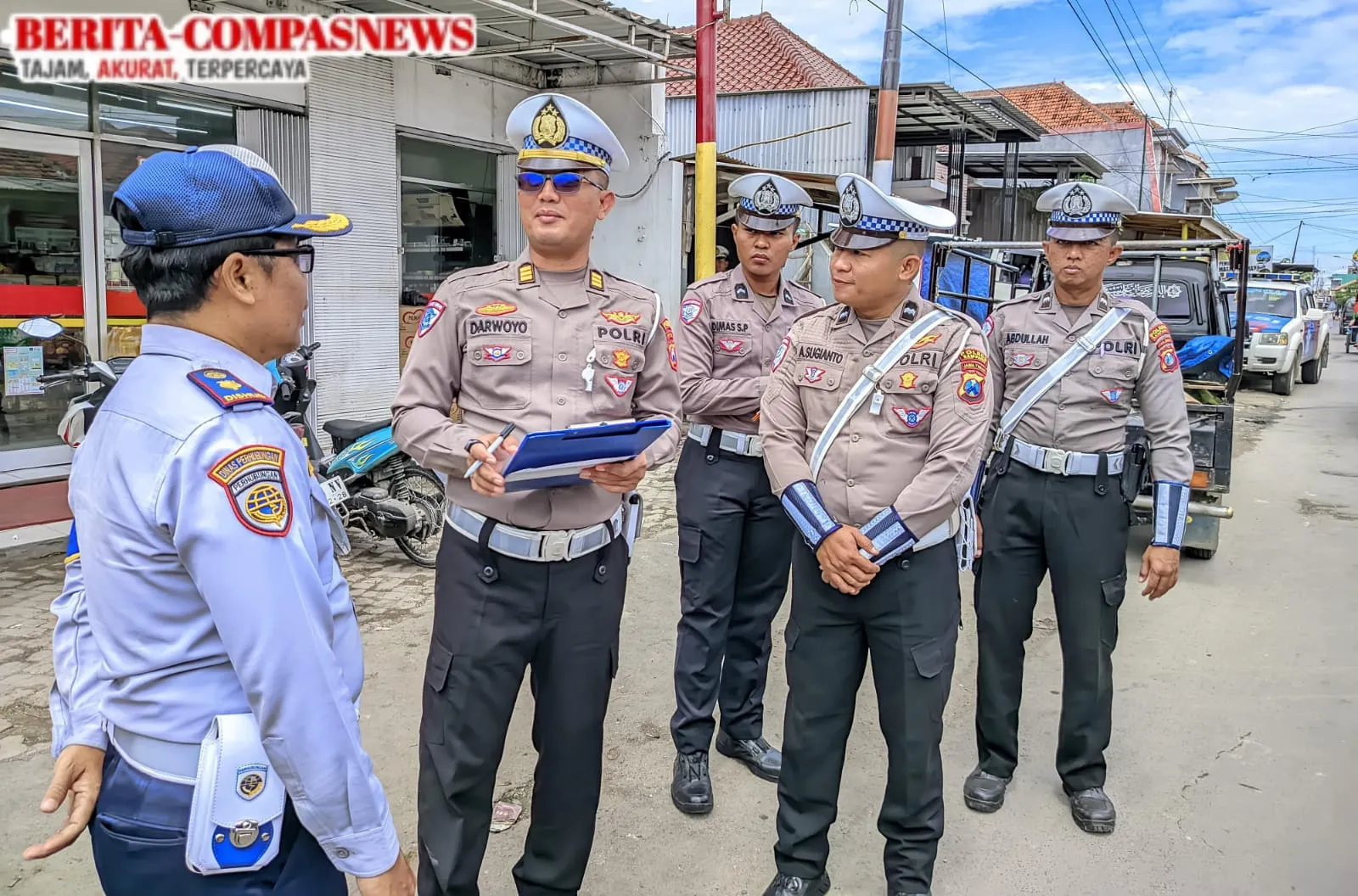 Supervisi Polda Jatim Bersama Satlantas Polres Sampang Survei Jalur Blackspot - Trouble Spot Jrengik - Camplong