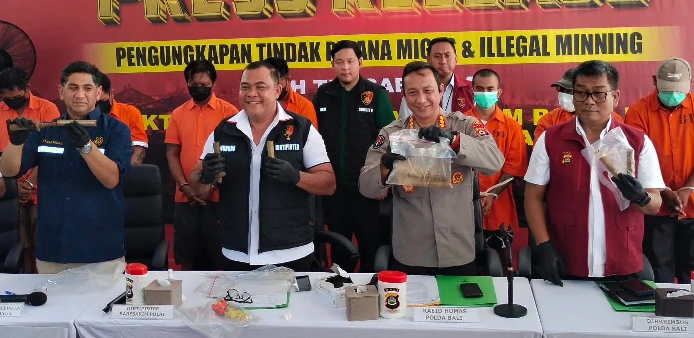 Bareskrim Polri Ungkap Pengoplos Gas LPG Bersubsidi Omset 650.Juta/Bulan di Kutri Gianyar
