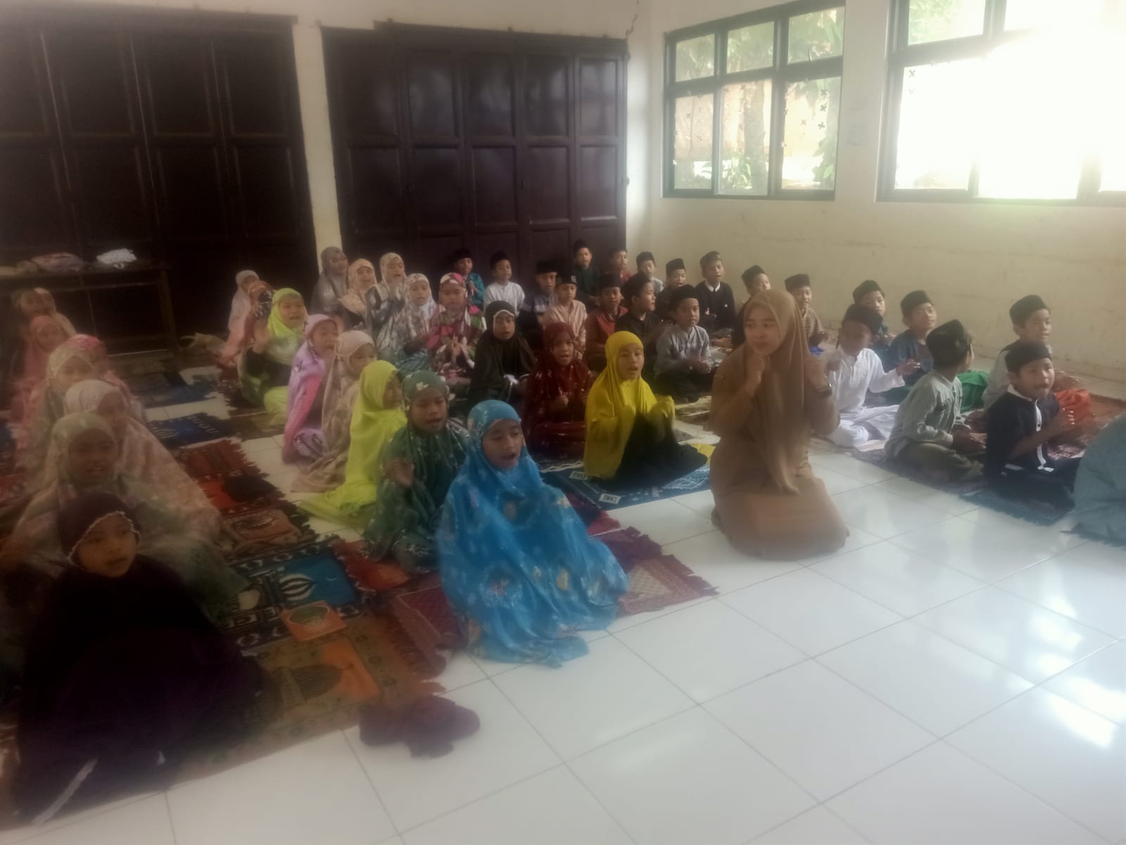 Kegiatan Bulan Ramadhan: Sanlat di SDN Waringin Jaya 3 Kecamatan Cigeulis