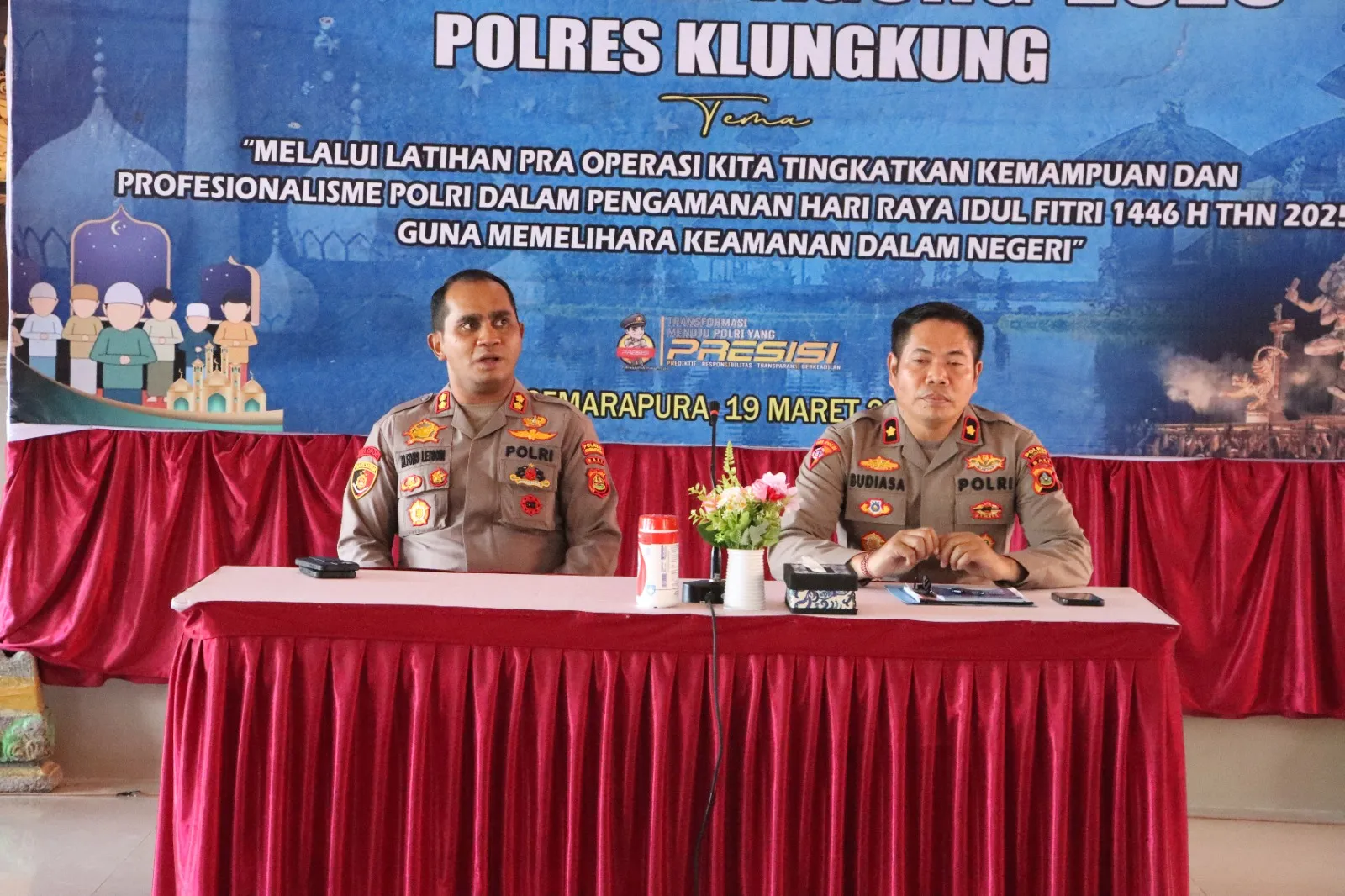 Polres Klungkung Laksanakan Pra Operasi Ketupat Agung 2025