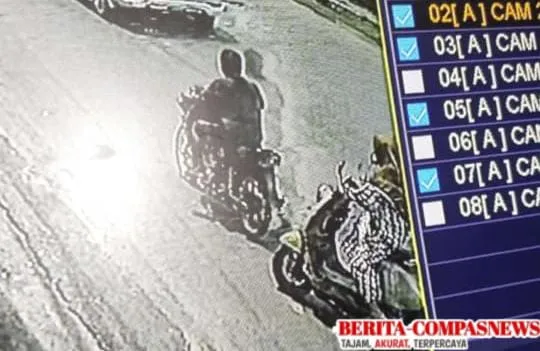 Penjambret Terekam CCTV, Uang 20 Juta Milik Warga Sampang Raib