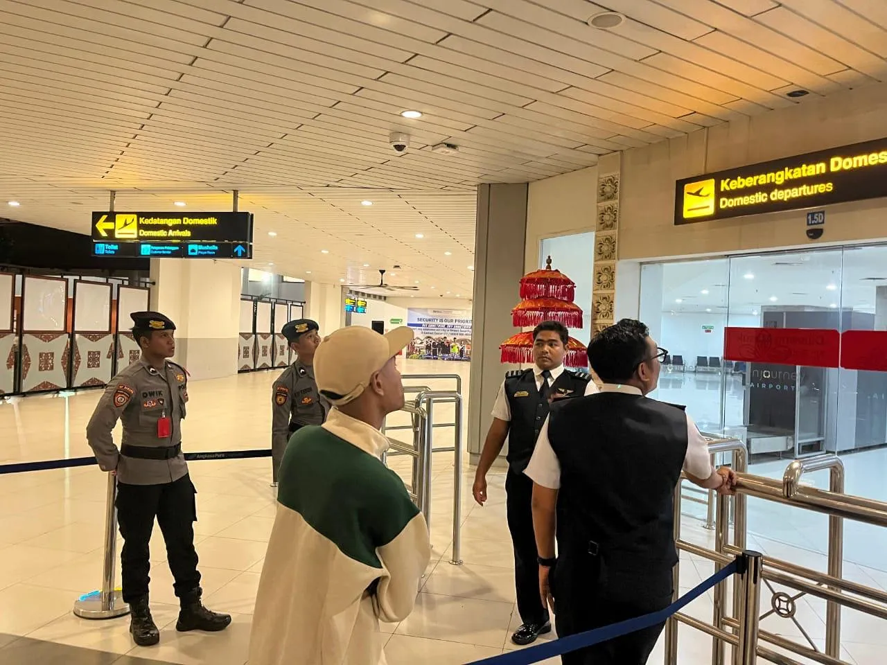 Polres Bandara Ngurah Rai Gelar Patroli Malam Jelang Idul Fitri Untuk Tingkatkan Keamanan