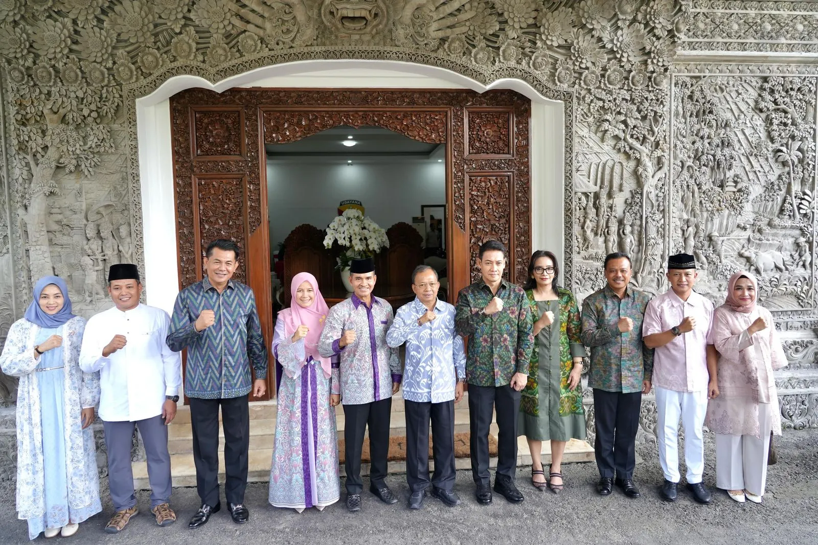 Kapolda Bali Hadiri Open House di Kediaman Pangdam IX/Udayana